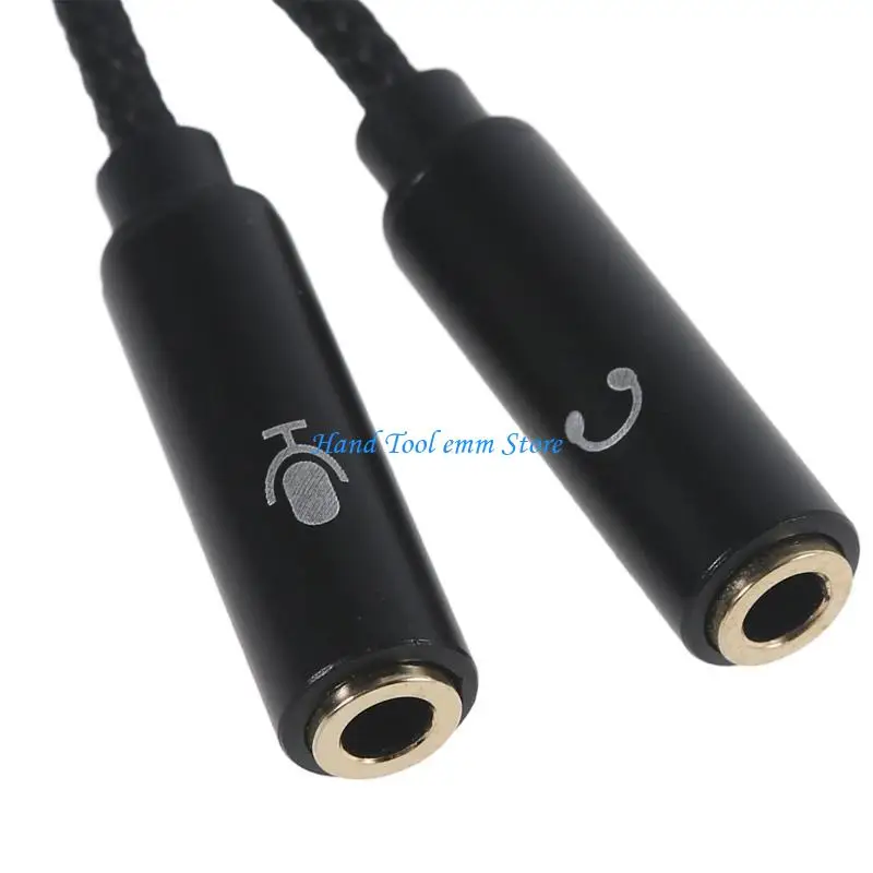 Фото H37F Звуковая карта USB 3,5 мм Aux Аудио адаптер «папа» на 2 «мама» адаптер стереоразъема №5
