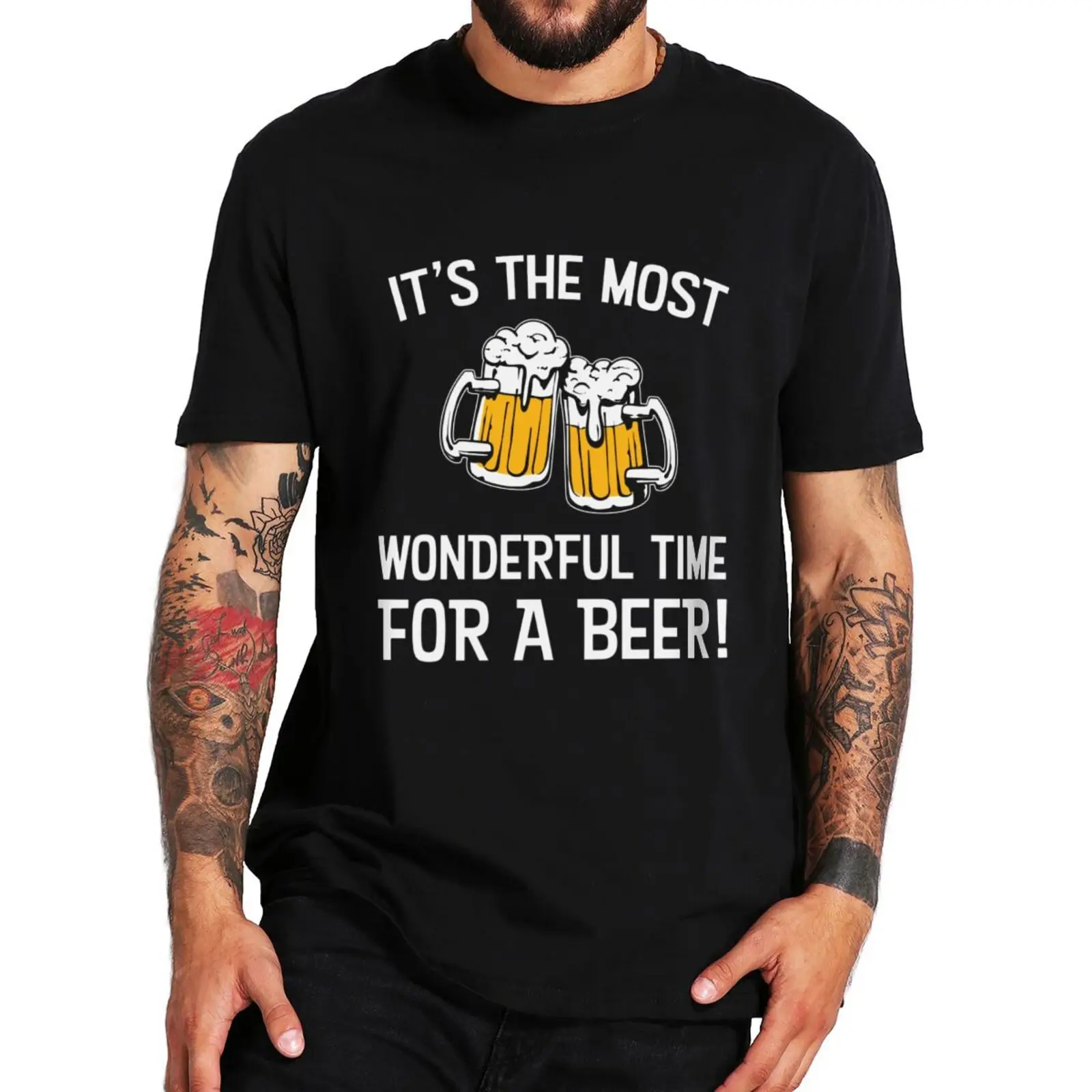 

Футболка забавное пиво с цитатами Смешные питьевые влюбленные футболки повседневные 100% хлопковые унисекс Мягкая футболка большого размера d европейский размер