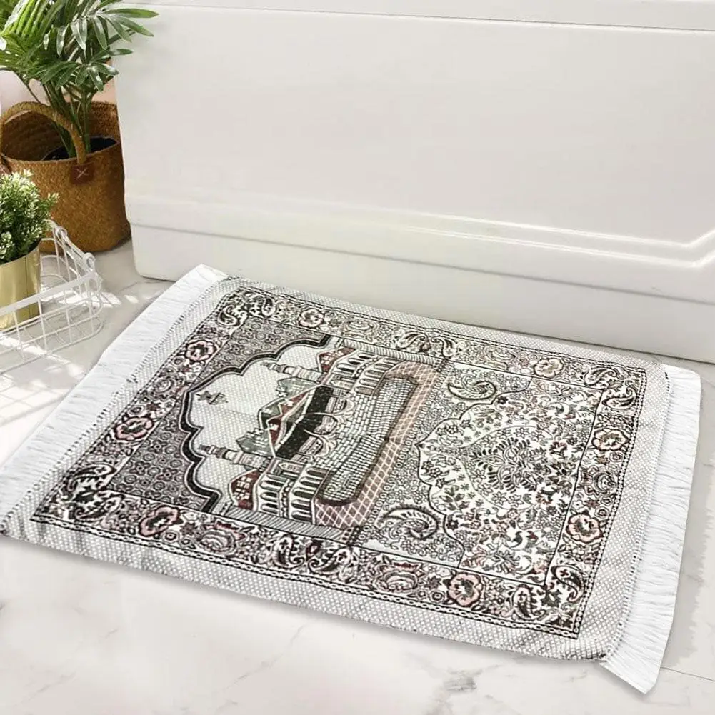 

Турецкий коврик, ковер, коврик с намазом, декоративный коврик, одеяло 70x110 см, скатерть из полиэстера с кисточкой W1b3