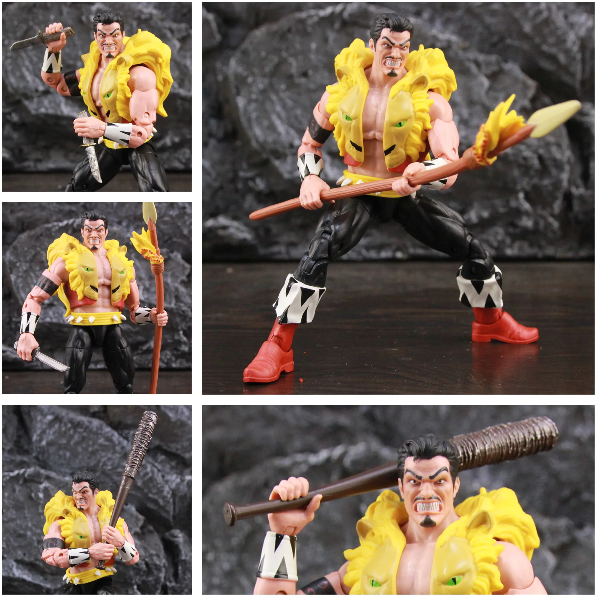 

Marvel Kraven the Hunter 6" Action Figure The Amazing Spider-Man Villain Sergei Kravinoff Comic Toys KO's ML Legends