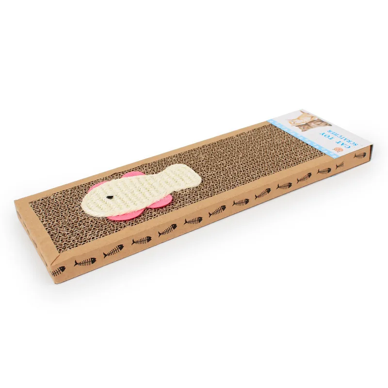 

Cat Scratching Pad Pet Corrugated Cardboard Claw Grinding Toy Scraper Playing Training Exercise Toys Pet Supplies Catnip Product