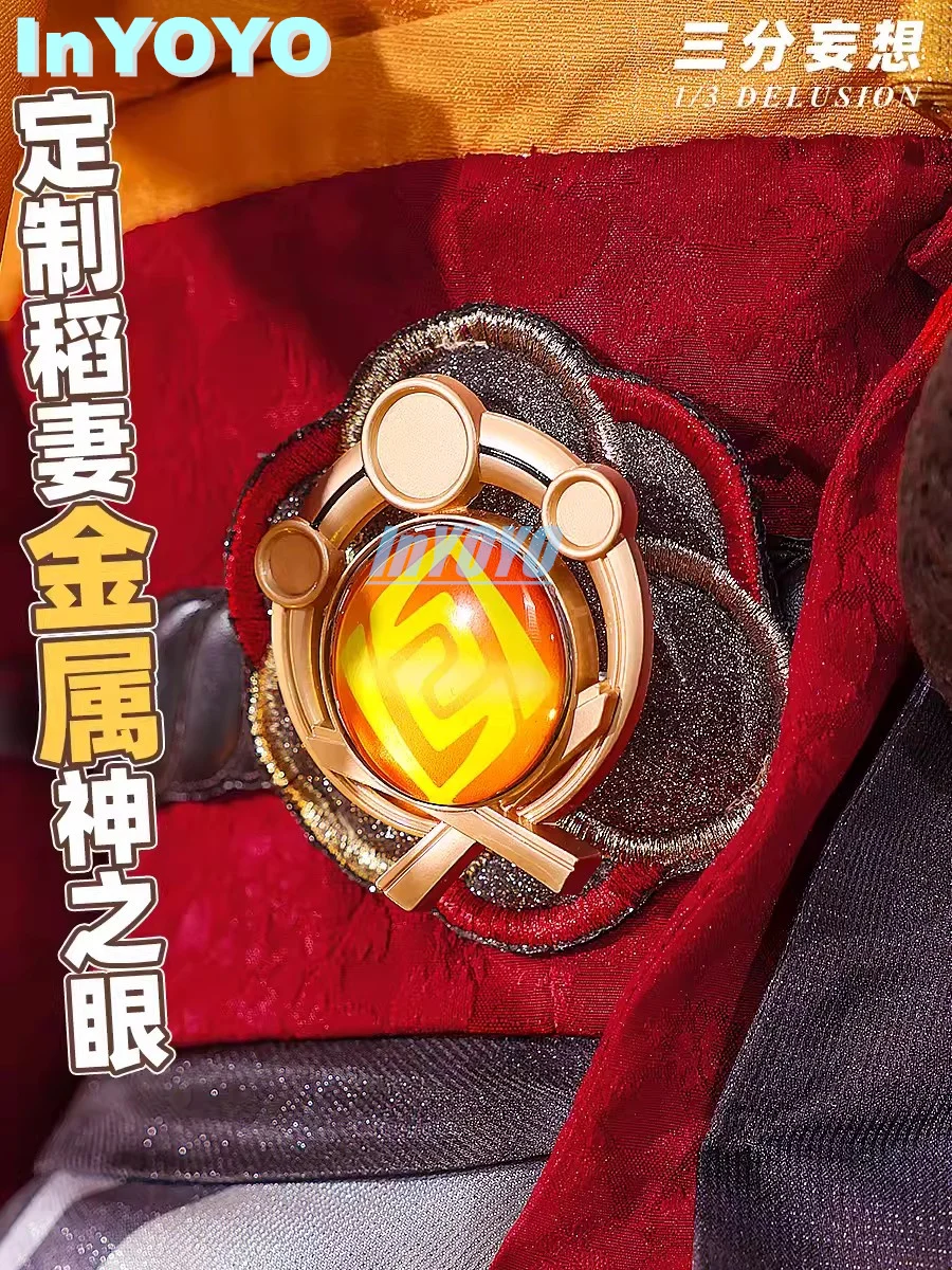 InYOYO Chiori Косплей Genshin Impact Костюм Элегантное милое кимоно Униформа Платье Игровой