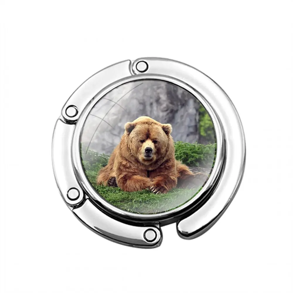 Bear Россия художественный складной крючок для женского стола сумка хранения