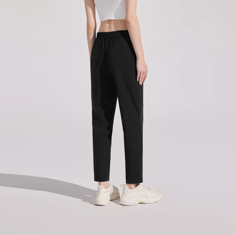 Женские Стрейчевые брюки BOSIDENG с завышенной талией повседневные деловые рабочие