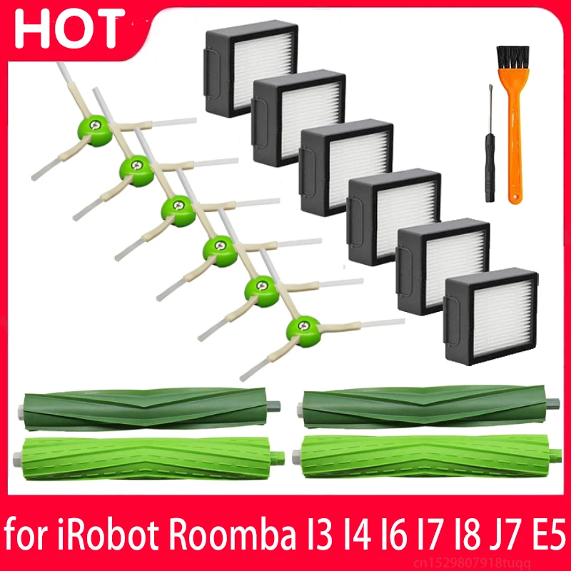 Запасные части для основной боковой щетки IRobot Roomba I7 I8 E5 E6 I3 J7 I6