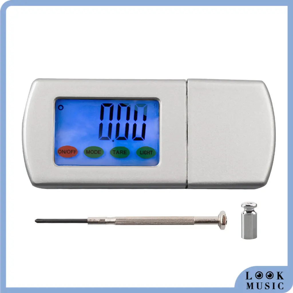 

LOOK Digital Stylus Force Gauge Scale Audio Additives Stylus Force Gauge For MM & MC LP Cartridge Setup Silver Color