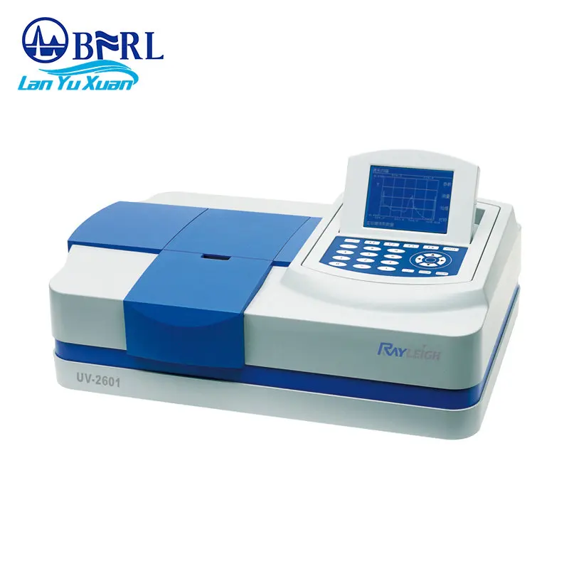 

High Quality in stock RAYLEIGH UV-Vis double beam UV-2601 UV/VIS Spectrophotometer