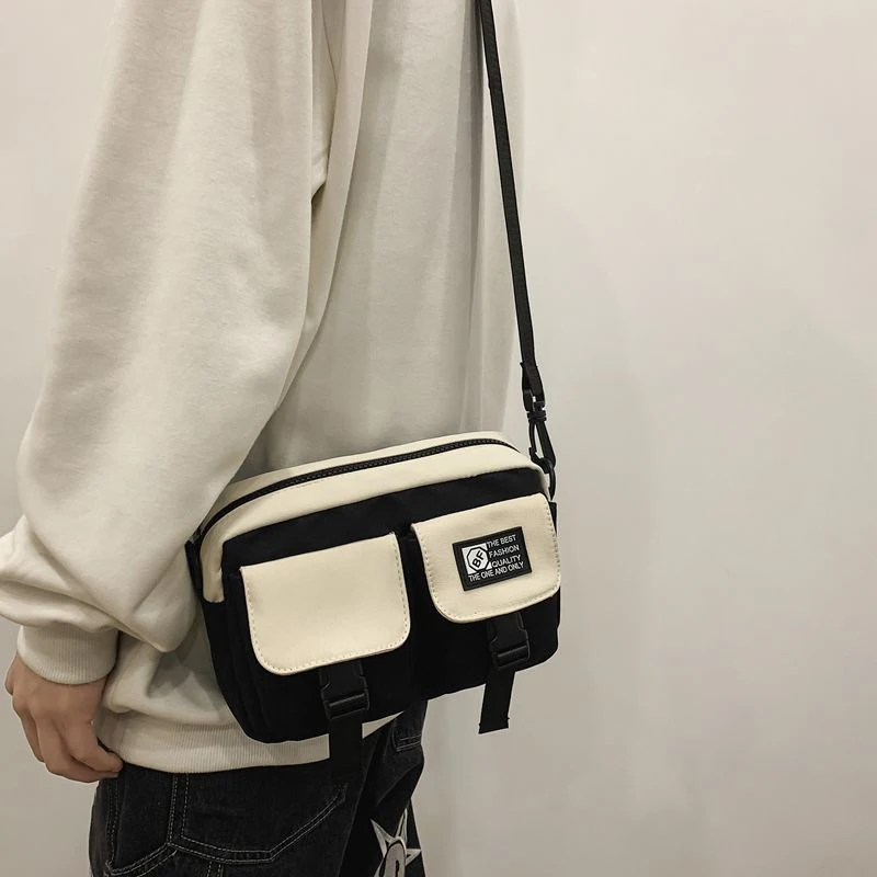 Men Women Shoulder Bag Tide Brand Mobile Phone Messenger Bag Ins Japanese Cross-body Backpack Multi-functional Shoulder Bag