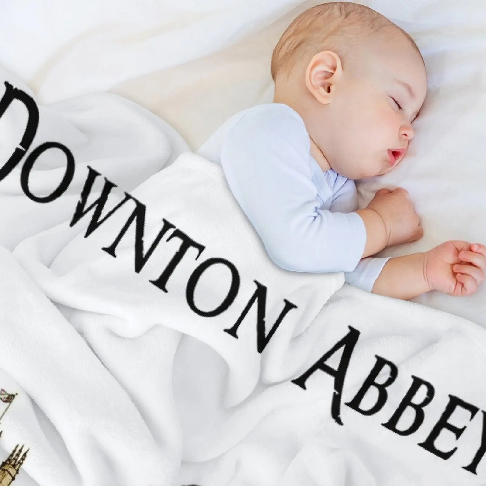 Одеяло фиолетовое в стиле аниме Downton Abbey Lady Crawley Рождественское украшение летнее