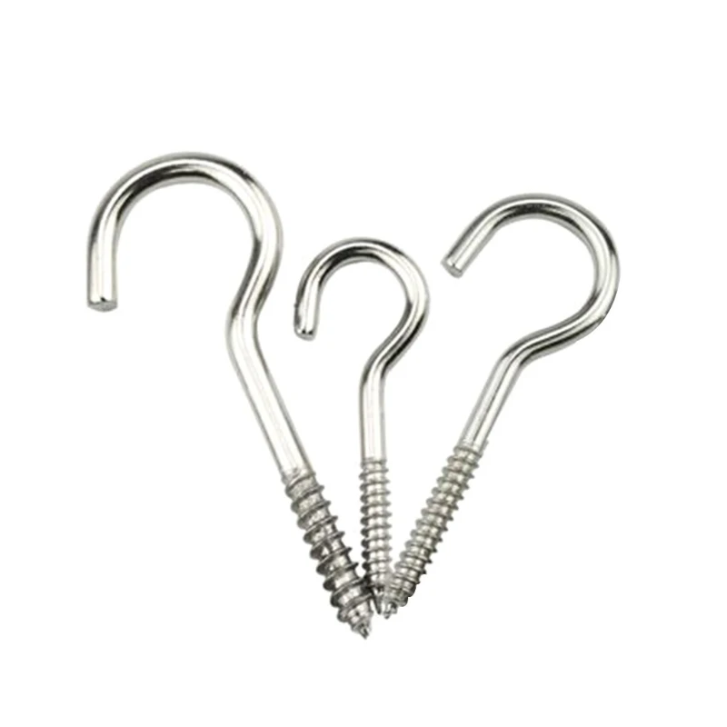 

20 Pack Ceiling Hooks Metal Wall Hooks C-Shape Screw-in Hanger（M3/M4/M5 ） K0AB