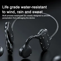 grade 5 waterproof sports swimming earphones without ear hanging air bone conduction wireless voice control erabuds