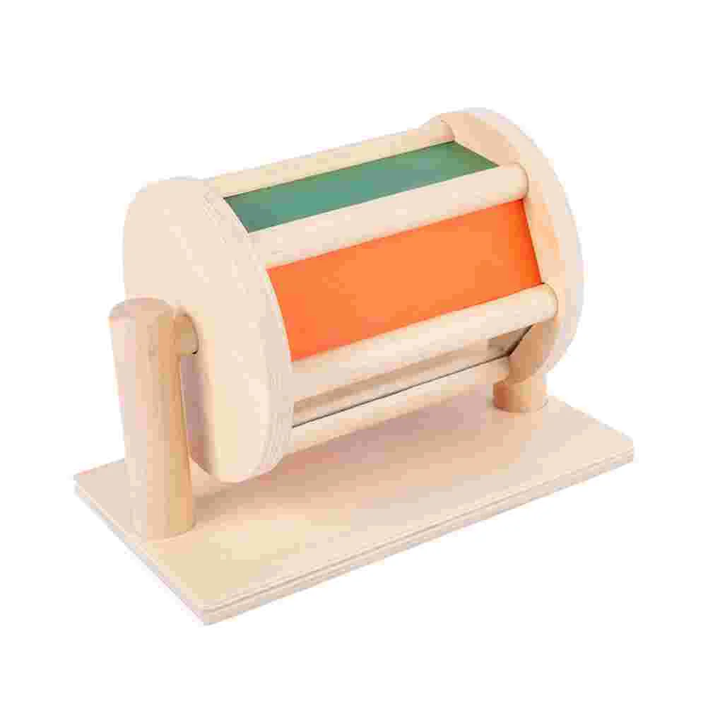 

Деревянный Забавный текстильный барабан 1 шт. для раннего обучения детей