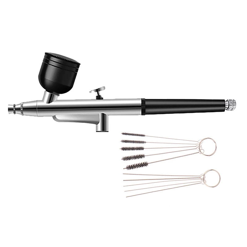 

1 шт. портативный аэрограф одинарного действия 0,3 мм насадки спрей-аэрограф ручка для модели торта ногтей автомобильная живопись красота струйный