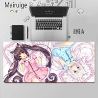mairuige japanese anime girl rubber mouse durable pc mouse pad office gaming accessories desk mat large mousepad keyboard mats