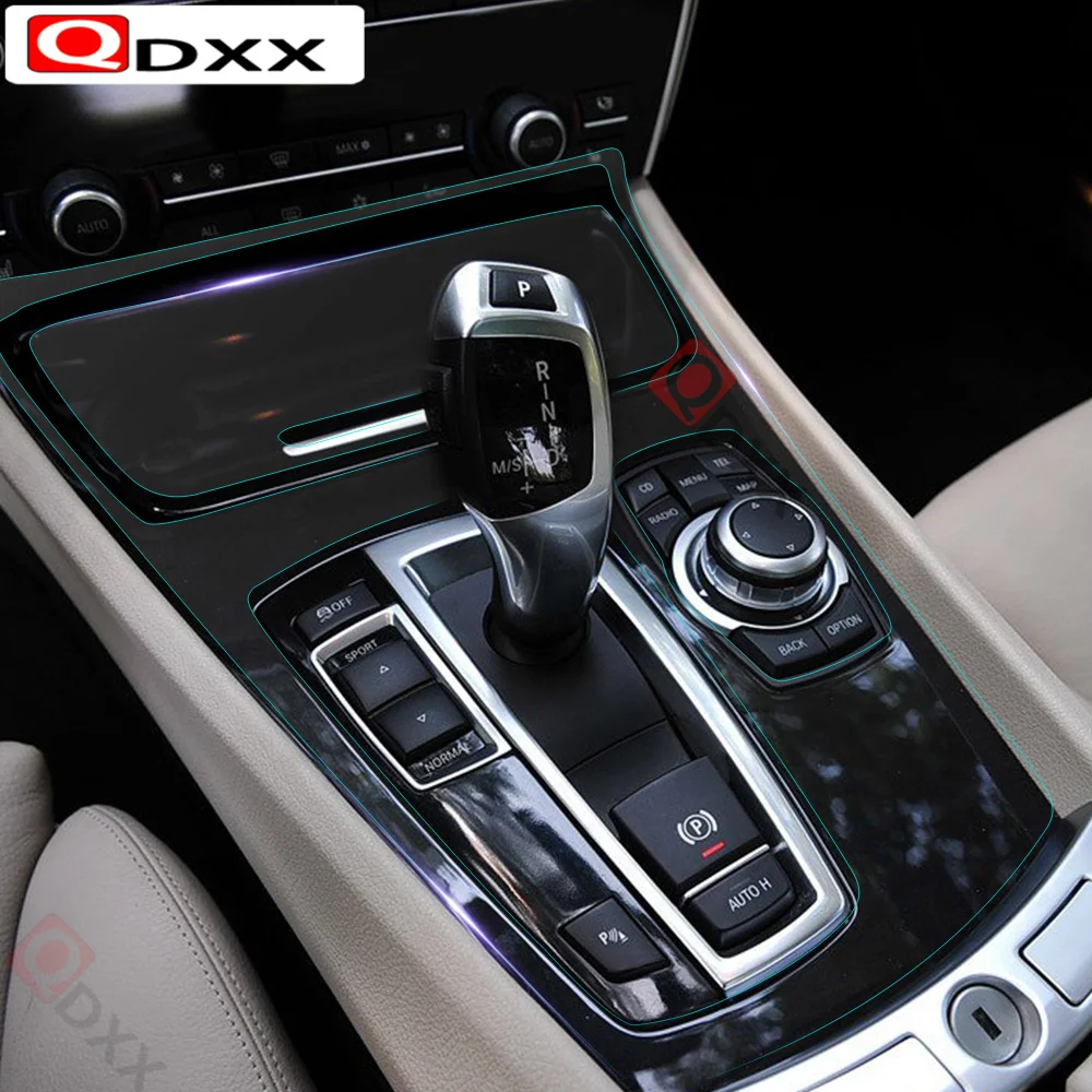 

Car Interior Trim Center Console Gear Shift Panel Transparent TPU Protective Film Sticker for BMW 5 Series GT F07 528i 535i 550i