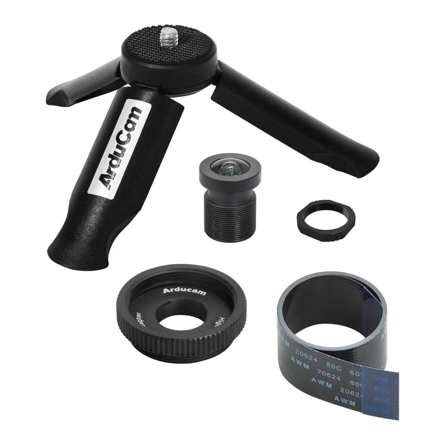 Комплект объективов Arducam 90 градусов M12 для камеры Raspberry Pi HQ широкоугольный
