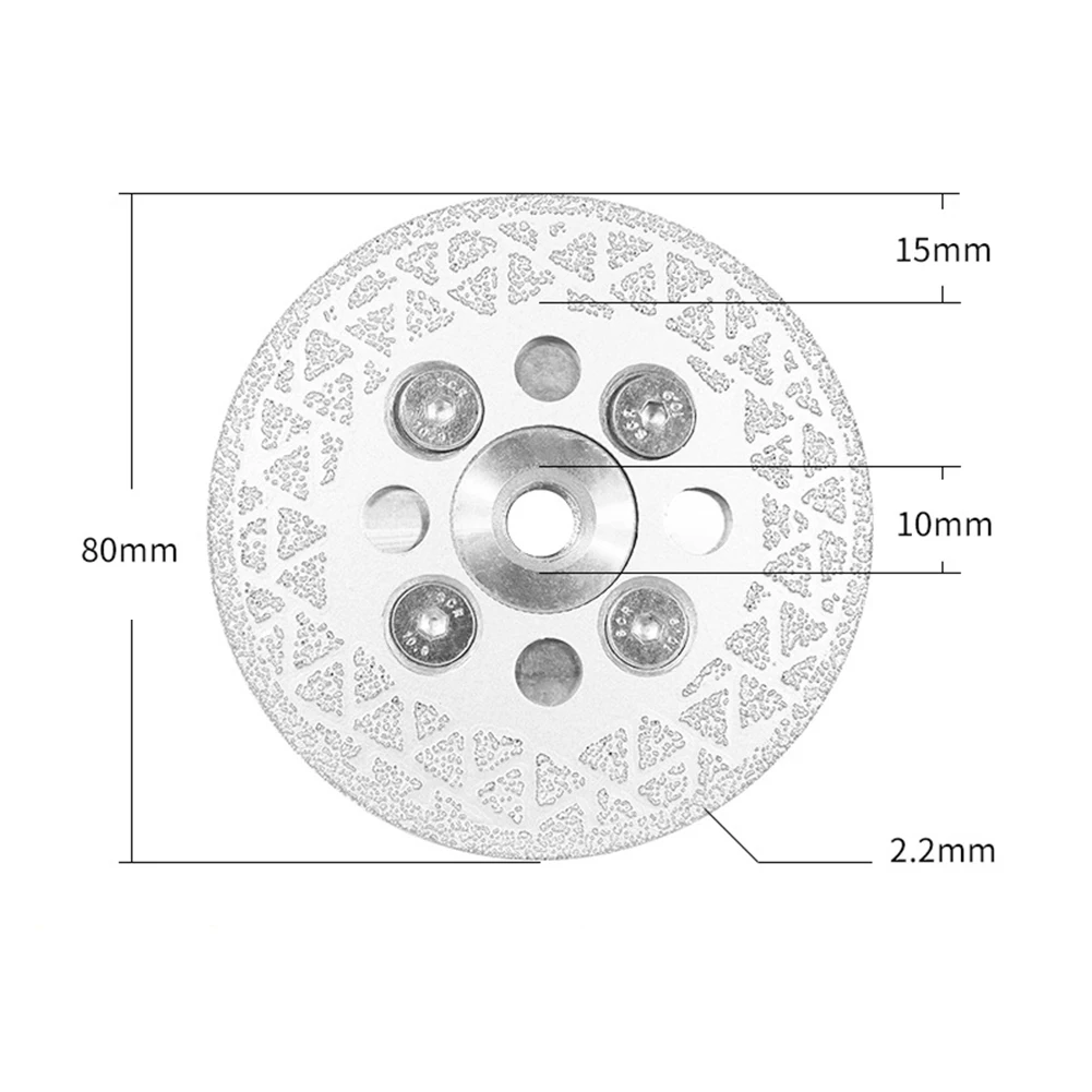 

1PC 80-125mm M10 M14 Diamond Grinding Disc Electroplated Grinding Wheel For Tile Granite Cutting Metal Polishing Tool Accessory