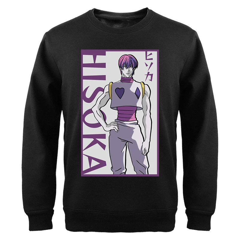 

Hunter X Hunter 2023 японские свитшоты из аниме, мужские худи с рисунком в виде картонной коробки Killua Zoldyck, новая спортивная одежда в стиле хип-хоп, уличная одежда