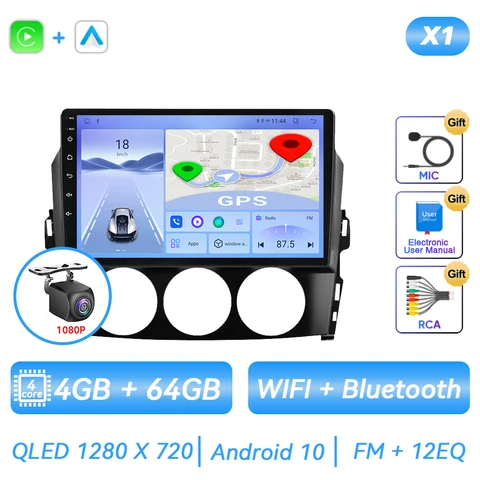 Для Mazda MX-5 MX5 III 3 NC 2008 2009 2010 2011 2012 2013 2014 2015 Android Car Radio Multimedia Video Player Navigation GPS Carplay Touch Screen Auto Stereo Intelligent System