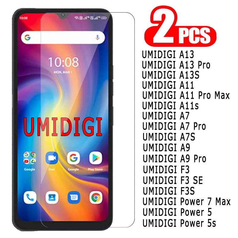 2-1 шт. для Umidigi A13 A13S A11 A11S A7 A7S A9 Power 5 5s 7 F3S F3 SE Pro Max стекло для UMIDIGI A 7 9 11 13 F 3 S крышка экрана