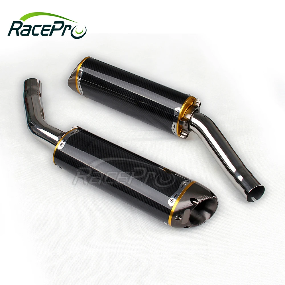 

Dual Carbon Fiber Slip-On Exhaust Muffler Silencer for Yamaha YZF R1 (2004-2006)