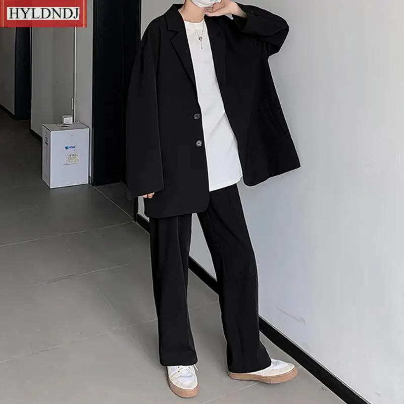 

Новый блейзер для мужчин, модная мужская классическая Куртка в Корейском стиле, Свободный Повседневный костюм, Мужская офисная официальная куртка