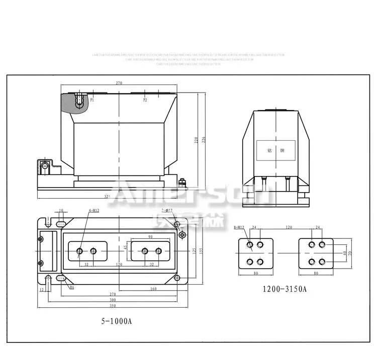 Amerson LZZBJ9-10A Трансформатор напряжения 10 кВ Высоковольтный трансформатор тока 200/5 0 5