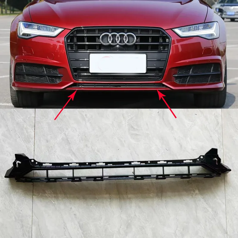

2016-2018 для Audi A6 C7PA Sline, нижняя решетка бампера, передний бампер, нижняя вентиляционная решетка, спортивная версия, нижняя решетка, сетка