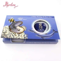 natural freshwater pearl wish box necklace popular cage holder natural oyster box diy jewelry box christmas for woman gift 1 box