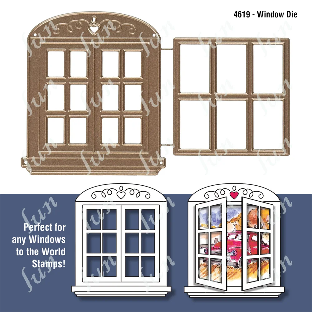 

Hot Selling Window Metal Cutting Dies Die Molds Cuts Crafts Paper Card Diary Handmade Diy Decoration Scrapbooking Supplies