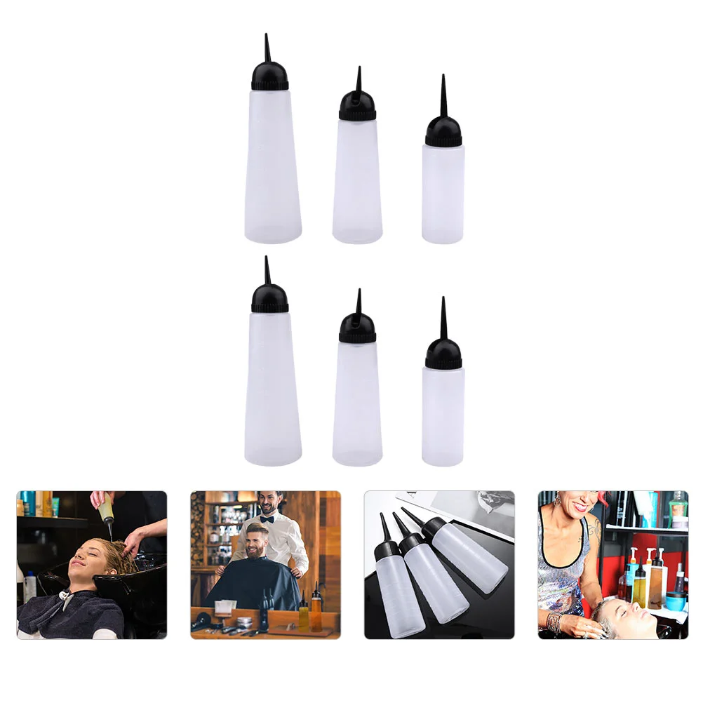 

Applicator Bottle Hair Dye Bottles Color Oil Root Plastic Ink Shampoo Empty Tip Container Squeeze Coloring Scalp