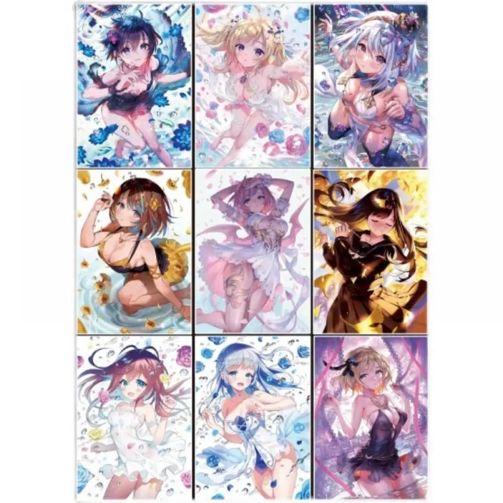 

9 шт./набор, аниме-карты для девочек