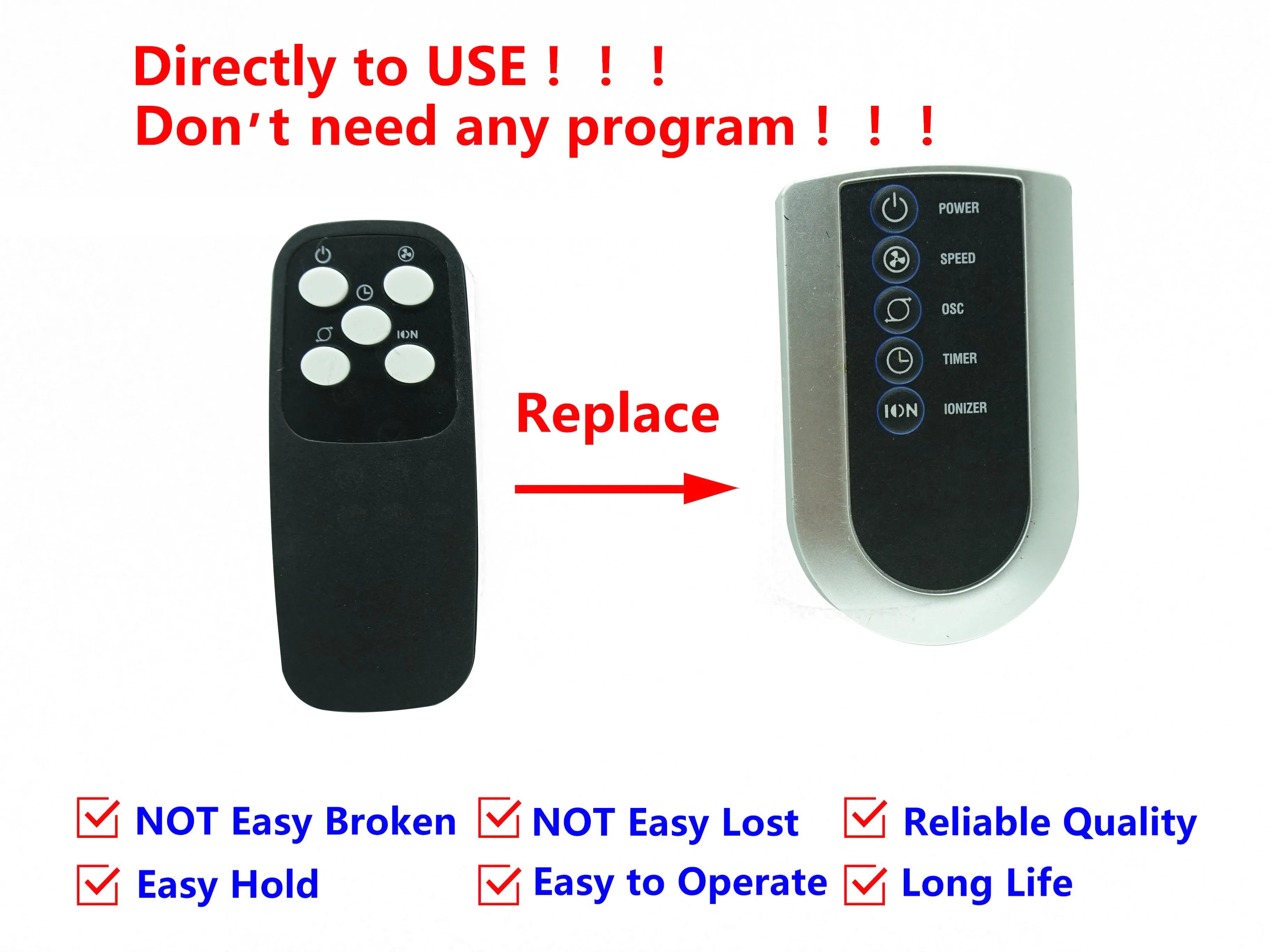 Remote Control For Lasko Tower Fan T32202 4824 2559 2554 255
