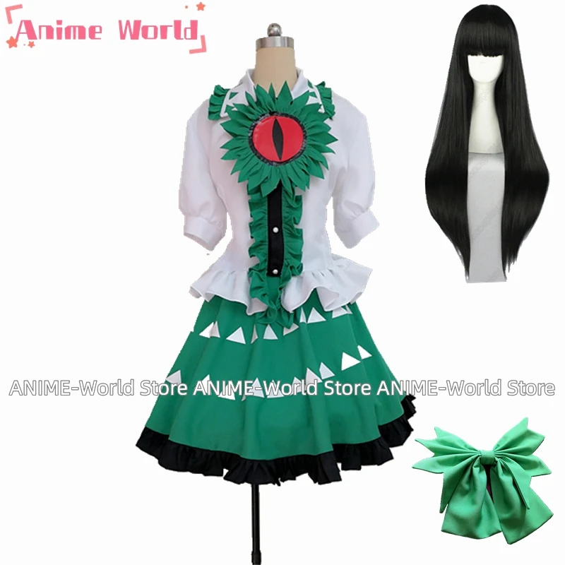 Фото 《Нестандартный размер》Аниме TouHou Project Reiuji Utsuho Косплей Костюм Парик №1