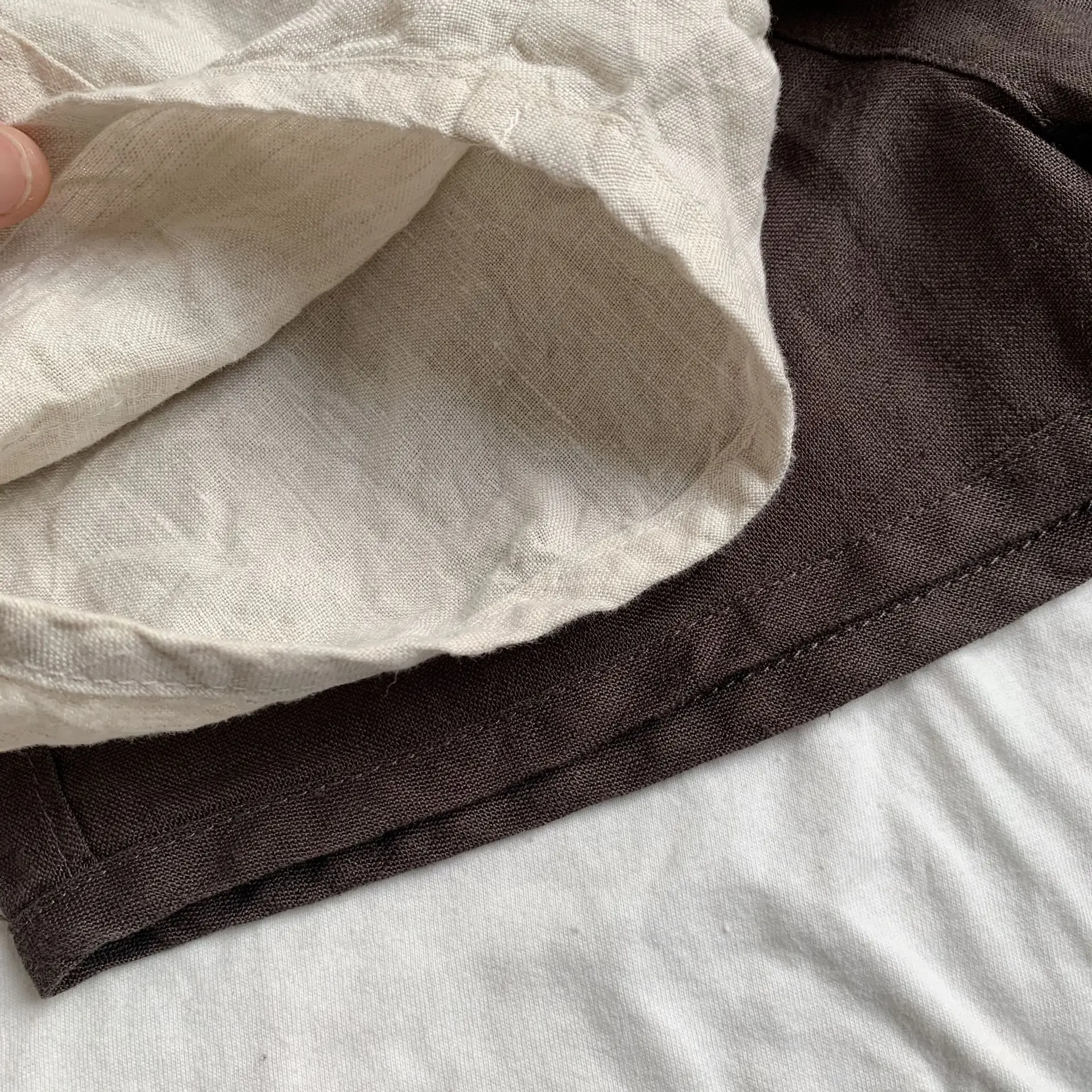 Шорты детские выше колена свободные прямые простые мягкие удобные с эластичным