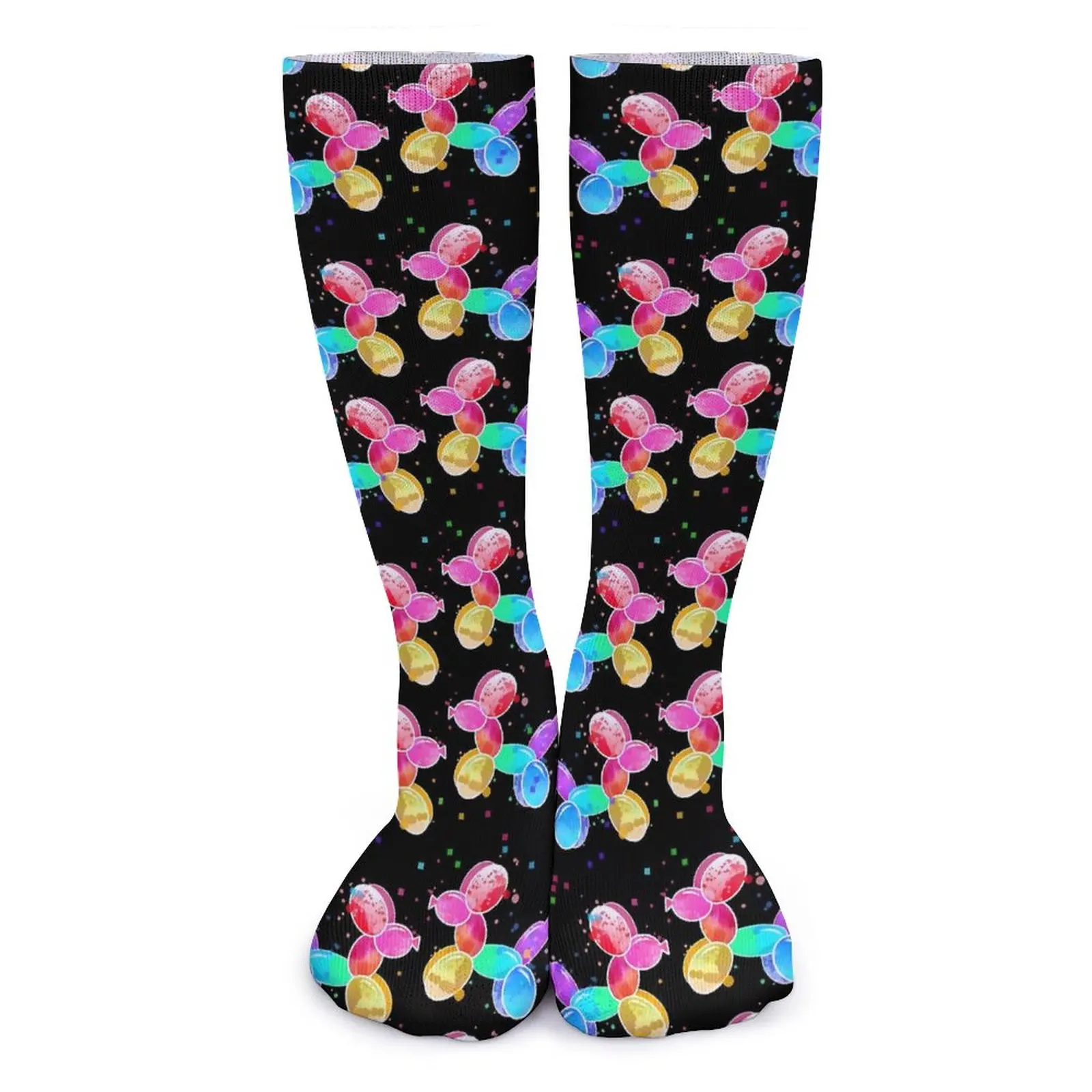 

Носки женские в стиле Харадзюку, акварельные Гольфы с рисунком собак, Нескользящие, качественные, для скалолазания, осень