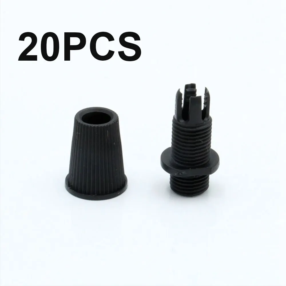 

Фиксаторы проводов SLLAIED 007 черные 20 шт