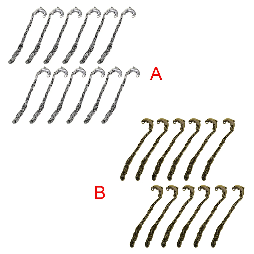 

Набор из 12 крючков для книг, античное искусство, сделай сам, сделай сам, океан, животное, винтажная книжка, отметка, самодельные писатели