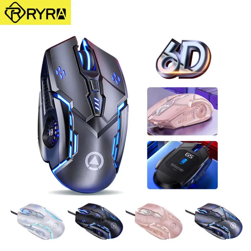 

Мышь игровая Проводная 6D, 4 скорости, DPI, RGB