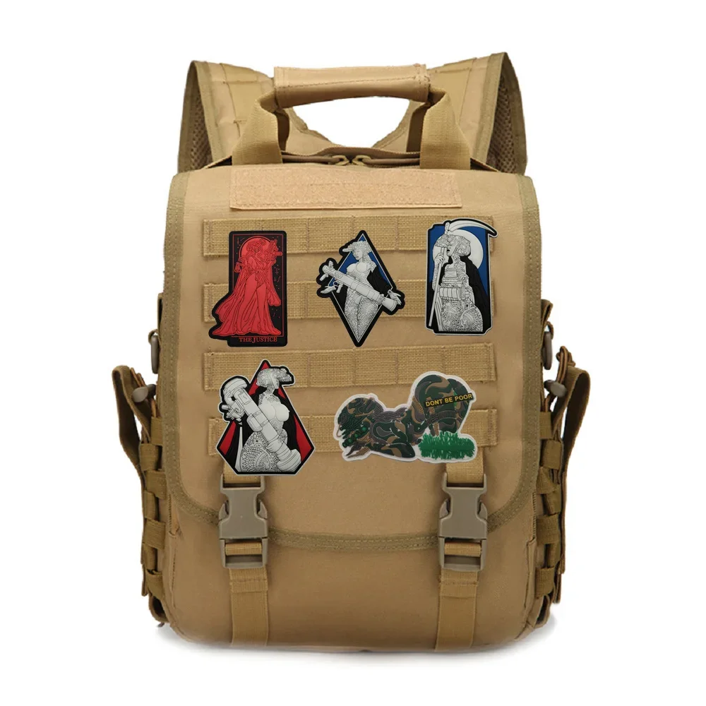 Аксессуары для тактической сумки светящаяся в темноте леди Справедливость 3D