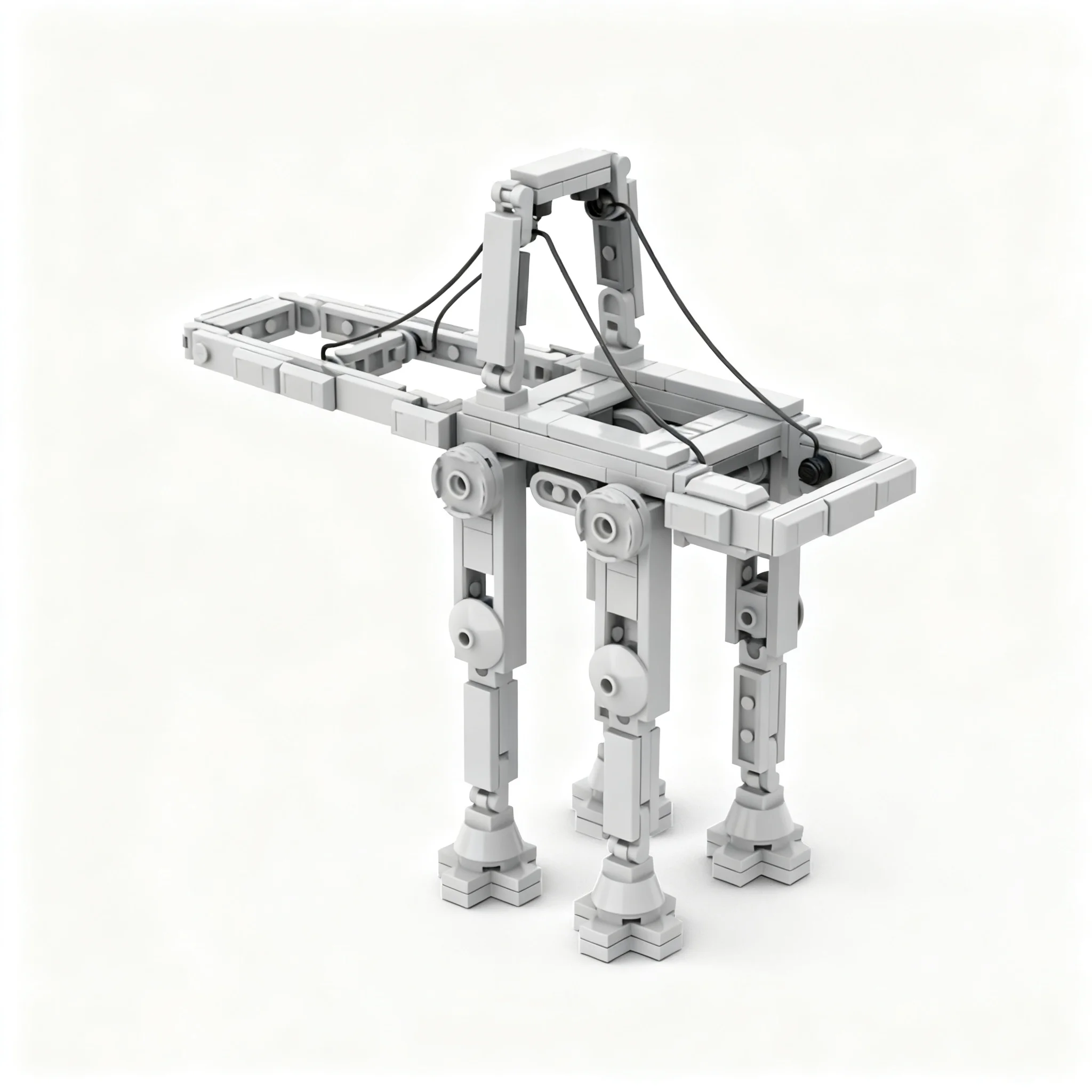 213 деталей MOC Star Battle Micro OI-CT Walker, модель из строительных блоков, рождественский подарок, игрушки, коллекция, сборка, рукоделие, творческое искусство. (art.: 3920dd0956010) - 3920dd0956010