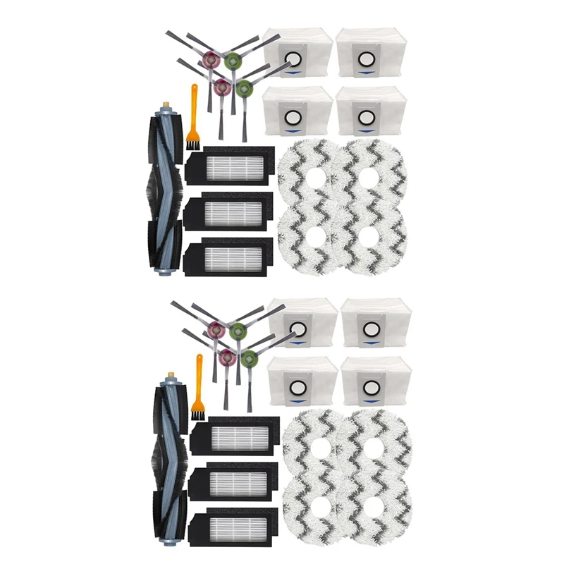 

2X Replacement For ECOVACS DEEBOT X1 OMNI TURBO Vacuum Cleaner HEPA Filter High Capacity Accessories