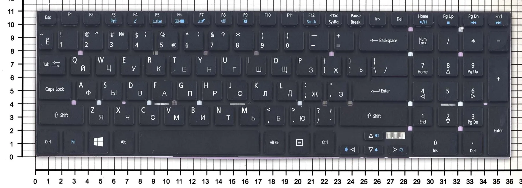 Клавиатура для Acer Aspire 5755 5755G 5830 5830G 5830T 5830TG V3-731 V3-771 Series p/n: MP-10K33SU-6981W V121702AS1 V1 |