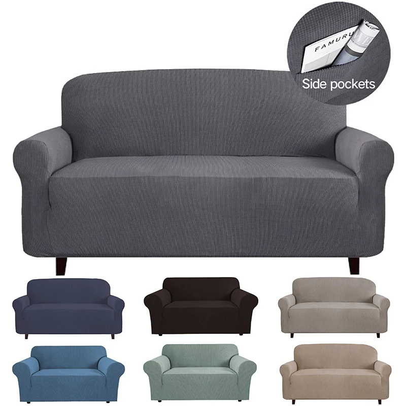 

Full Couch Cover 1/2/3/4-seater Stretch Sofa Covers Furniture Protector Loveseat Couch Cover Arm Chair Cover for Living Room