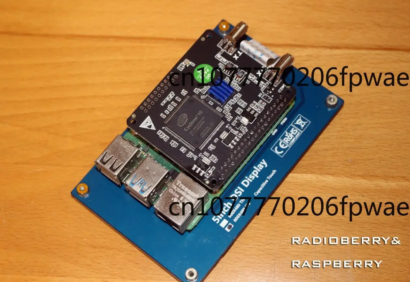 Новый программно определяемый радиоприемник Radioberry V2.0 AD9866 + 10CL016 модуль для Raspberry