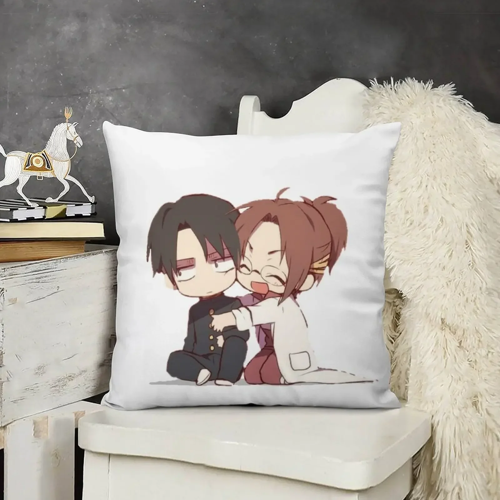 Levi and hanji декоративная подушка Чехлы для подушек в клетку диванов