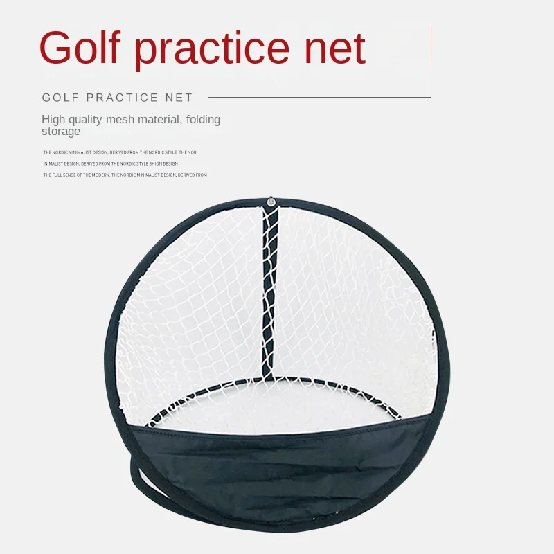 Golf Chipping Training Net Golf Indoor Practice Net Golf Accessories Practice Cutting Rod Net Storage Practice Net Folding