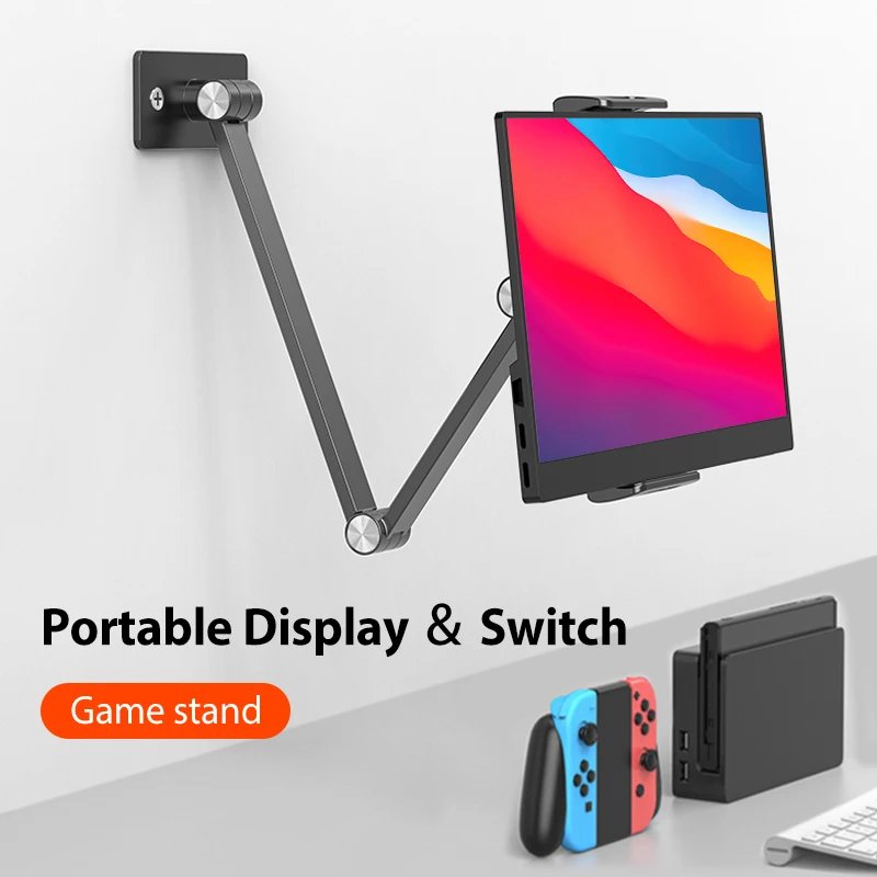 Регулируемая настенная подставка для телефона и планшета длинная ручка