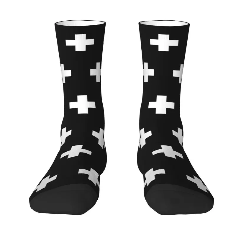 

Cool First Aid Emergency Socks Women Men Warm 3D Print Nurse Football Sports Socks