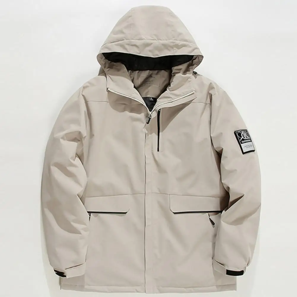 

Stylish Zipper Pockets Jacket Coat Couple Coat Super Soft Keep Warm